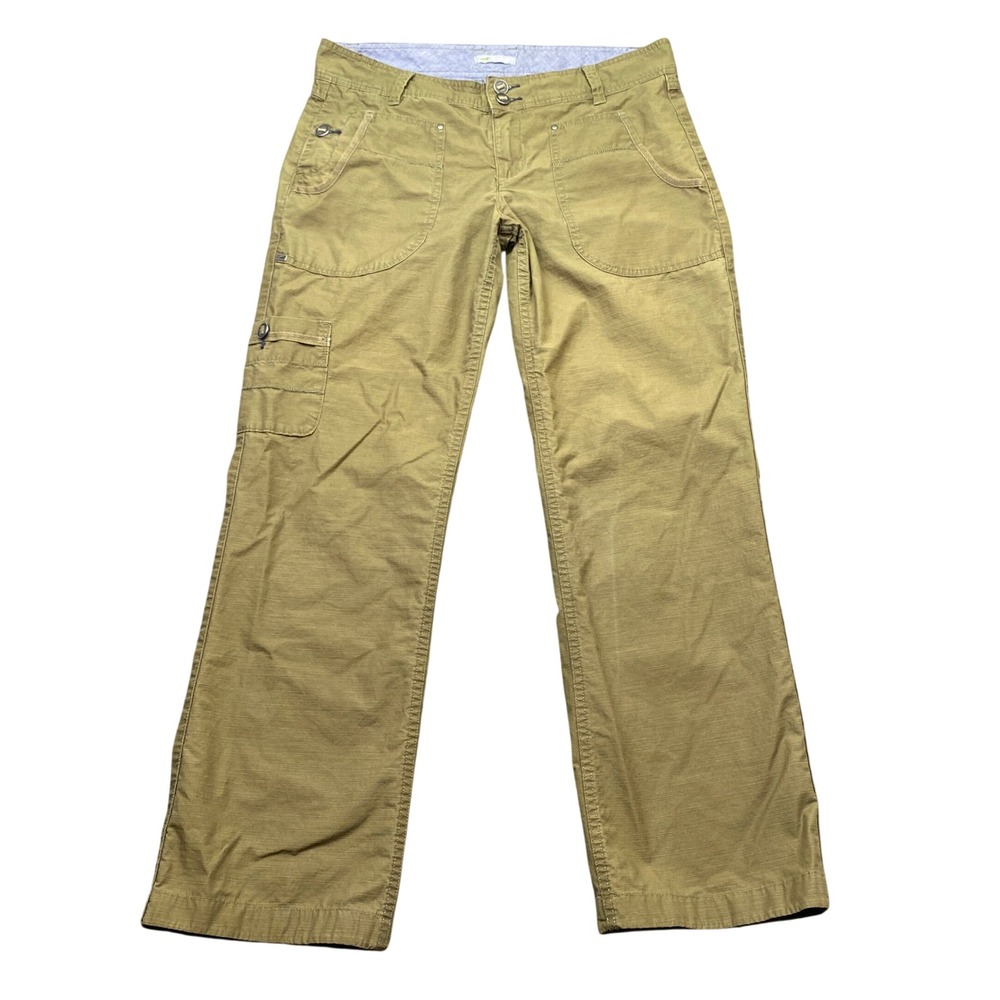 Horny Toad T9 Beryl Pant Womens 8 Olive Green Cargo Hiking Outdoor Grunge